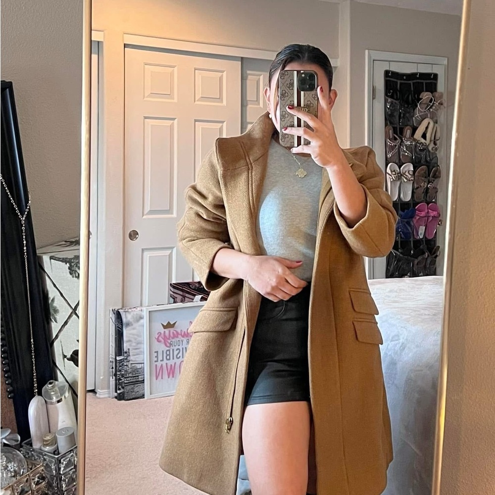 Chic Tan Overcoat